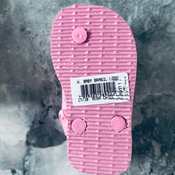 NEW Havaianas baby Brazil flip flops - Picture 2 of 2